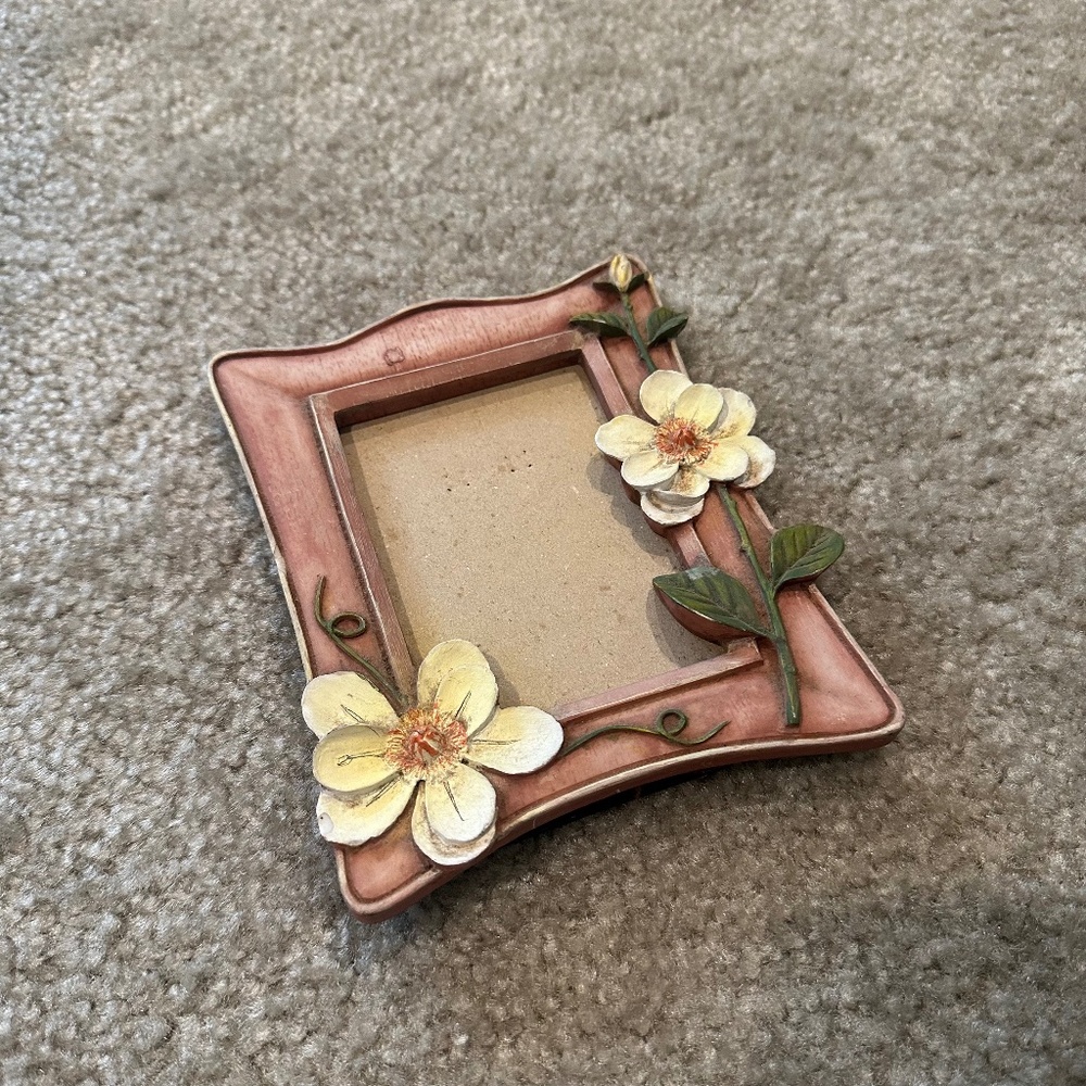 Vintage Floral Picture Frame